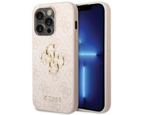 Originální kryt GUESS 4G Big Metal Logo GUHCP15L4GMGPI for Apple iPhone 15 Pro różowy