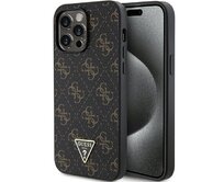 Originální kryt GUESS hardcase 4G Triangle Metal Logo GUHCP15LPG4GPK for Apple iPhone 15 Pro , barva černá