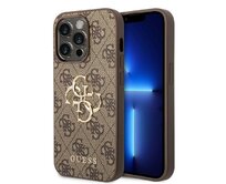 Originální kryt GUESS 4G Big Metal Logo GUHCP15X4GMGBR for Apple iPhone 15 Pro Max , barva hnědá