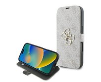 Originální kryt GUESS 4G Metal Logo GUBKP16L4GMGPI for Apple iPhone 16 Pro , barva růžová