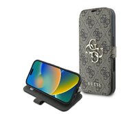 Originální kryt GUESS 4G Metal Logo GUBKP16S4GMGBR for Apple iPhone 16 , barva hnědá