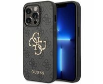 Originální kryt GUESS 4G Big Metal Logo GUHCP15L4GMGGR for Apple iPhone 15 Pro , barva šedá