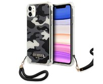 Originální kryt GUESS Camo GUHCN61KSARBK for Apple iPhone 11 , barva černá