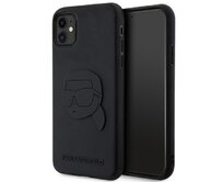 Originální kryt KARL LAGERFELD hardcase Rubber Karl Head 3D KLHCN613DRKNK for Apple iPhone 11/ Xr , barva černá