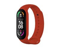 Silikonový řemínek  Silicone Strap pro Xiaomi Band 7/ Mi Band 6/ Mi Band 5, červený