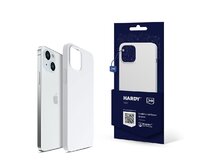 Hardy Silicone MagCase pro Apple iPhone 15, Silver-White