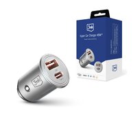 nabíječka do auta - Hyper Car Charger 45W, 1x USB + 1x USB-C (PD)