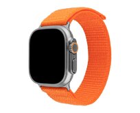 Nylonový řemínek  Nylon Sporty Strap pro Apple Watch Ultra 49mm, oranžový