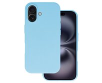 Kryt Silicone Lite pro Apple iPhone 16 , barva světle modrá