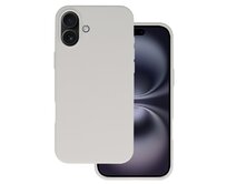 Kryt Silicone Lite pro Apple iPhone 16 , barva titanová