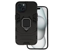 Kryt odolný Ring Armor pro Apple iPhone 15 , barva černá