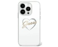 Originální kryt GUESS IML Heart GUHCP16LHCHGSPT for Apple iPhone 16 Pro , barva čirá