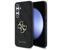 Originální kryt GUESS - hardcase 4G Big Metal Logo GUHCS24FE4GMGGR pro Samsung Galaxy S24 FE , barva šedá