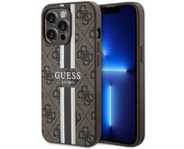 Kryt Guess GUHMP13LP4RPSW Apple iPhone 13/13 Pro brown hardcase 4G Printed Stripes MagSafe