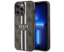 Kryt Guess GUHMP13XP4RPSW Apple iPhone 13 Pro Max brown hardcase 4G Printed Stripes MagSafe