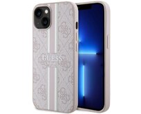 Kryt Guess GUHMP14MP4RPSP Apple iPhone 14 Plus / 15 Plus pink hardcase 4G Printed Stripes MagSafe