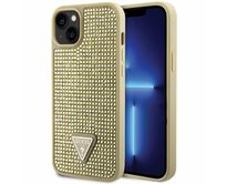 Kryt Guess GUHCP14MHDGTPD Apple iPhone 14 Plus / 15 Plus gold hardcase Rhinestone Triangle