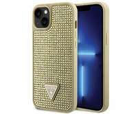 Kryt Guess GUHCP14SHDGTPD Apple iPhone 14 gold hardcase Rhinestone Triangle