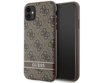 Kryt Guess GUHCN61P4SNW Apple iPhone 11/XR brown hardcase 4G Stripe