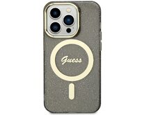 Kryt Guess GUHMN61HCMCGK Apple iPhone 11/XR black hardcase Glitter Gold MagSafe