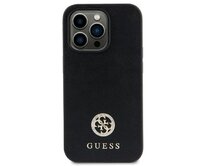 Kryt Guess GUHCN61PS4DGPK Apple iPhone 11/XR hardcase Strass Metal Logo black