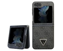 Kryt Guess GUHCZF5P4TDPK Samsung Galaxy Z Flip 5 hardcase Leather 4G Diamond Triangle black