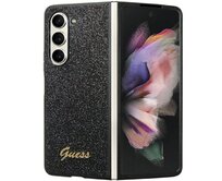 Kryt Guess GUHCZFD5HGGSHK Samsung Galaxy Z Fold 5 hardcase Glitter Script black