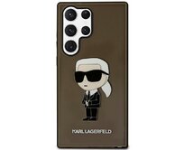 Kryt Karl Lagerfeld KLHCS23LHNIKTCK Samsung Galaxy S23 Ultra black hardcase Ikonik Karl Lagerfeld