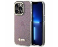 Kryt Guess GUHCP15LHDECMP Apple iPhone 15 Pro hardcase IML Faceted Mirror Disco Iridescent pink