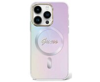 Kryt Guess GUHMP15LHITSU Apple iPhone 15 Pro hardcase IML Iridescent MagSafe purple