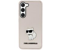 Kryt Karl Lagerfeld KLHCS23SHNCHTCP Samsung Galaxy S23 pink hardcase Ikonik Choupette