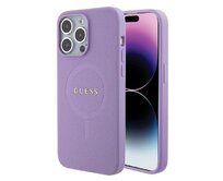 Kryt Guess GUHMP15XPSAHMCU Apple iPhone 15 Pro Max hardcase Saffiano MagSafe purple