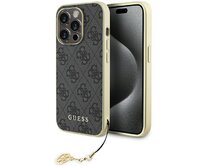 Kryt Guess GUHCP15LGF4GGR Apple iPhone 15 Pro hardcase 4G Charms Collection grey