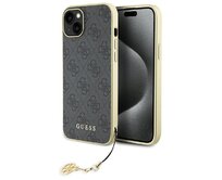 Kryt Guess GUHCP15MGF4GGR Apple iPhone 15 Plus / 14 Plus hardcase 4G Charms Collection grey