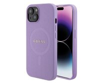 Kryt Guess GUHMP15MPSAHMCU Apple iPhone 15 Plus / 14 Plus hardcase Saffiano MagSafe purple