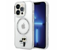 Kryt Karl Lagerfeld KLHMP13LHNKCIT iPhone 13 Pro 6,1" hardcase transparent Iconic Karl&Choupette Magsafe