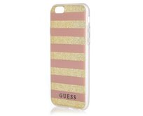 Kryt Guess GUHCP6STGPI iPhone 6/6S pink hardcase Ethnic Chic Stripes 3D