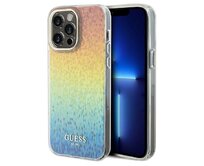 Kryt Guess GUHCP13LHDECMI Apple iPhone 13 / 13 Pro hardcase IML Faceted Mirror Disco Iridescent multicoloured