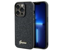 Kryt Guess GUHCP13LPMSDGSK Apple iPhone 13 / 13 Pro hardcase Disco Metal Script black