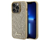 Kryt Guess GUHCP14LPMSDGSD Apple iPhone 14 Pro hardcase Disco Metal Script gold