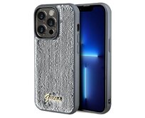 Kryt Guess GUHCP14XPSFDGSS Apple iPhone 14 Pro Max hardcase Sequin Script Metal silver