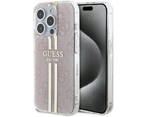 Kryt Guess GUHCP14XH4PSEGP Apple iPhone 14 Pro Max hardcase IML 4G Gold Stripe pink