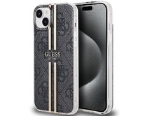 Kryt Guess GUHCP15MH4PSEGK Apple iPhone 15 Plus / 14 Plus hardcase IML 4G Gold Stripe black