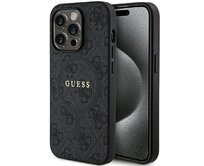 Kryt Guess GUHMP13XG4GFRK Apple iPhone 13 Pro Max hardcase 4G Collection Leather Metal Logo MagSafe black