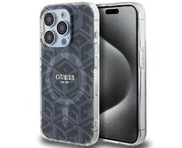 Kryt Guess GUHMP15LHGCUSTGK Apple iPhone 15 Pro hardcase IML GCube MagSafe black