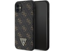 Kryt Guess GUHCN61PG4GPK Apple iPhone XR / 11 hardcase 4G Triangle Metal Logo black