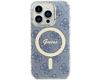 Kryt Guess GUHMP15SH4STB Apple iPhone 15 / 14 / 13 hardcase IML 4G MagSafe blue