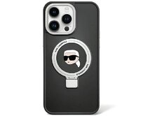 Kryt Karl Lagerfeld KLHMP15SHMRSKHK Apple iPhone 15 hardcase Ring Stand Karl Head MagSafe black