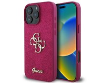 Kryt Guess GUHCP16LHG4SGU Apple iPhone 16 Pro hardcase Glitter Script Big 4G purple