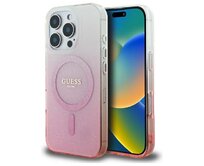 Kryt Guess GUHMP16XHGRCELP Apple iPhone 16 Pro Max hardcase IML Glitter Gradient MagSafe pink